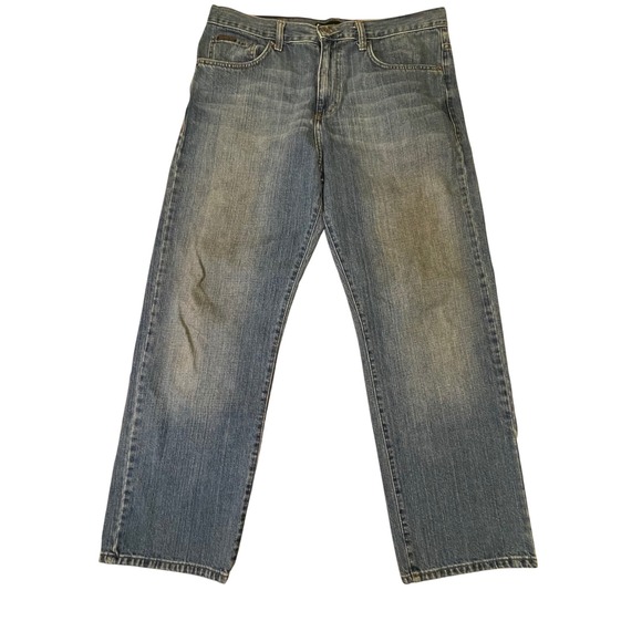 Calvin Klein‎ Jeans Relaxed Fit Denim Blue Jeans Classic Casual Women's Size 34 - Picture 1 of 12